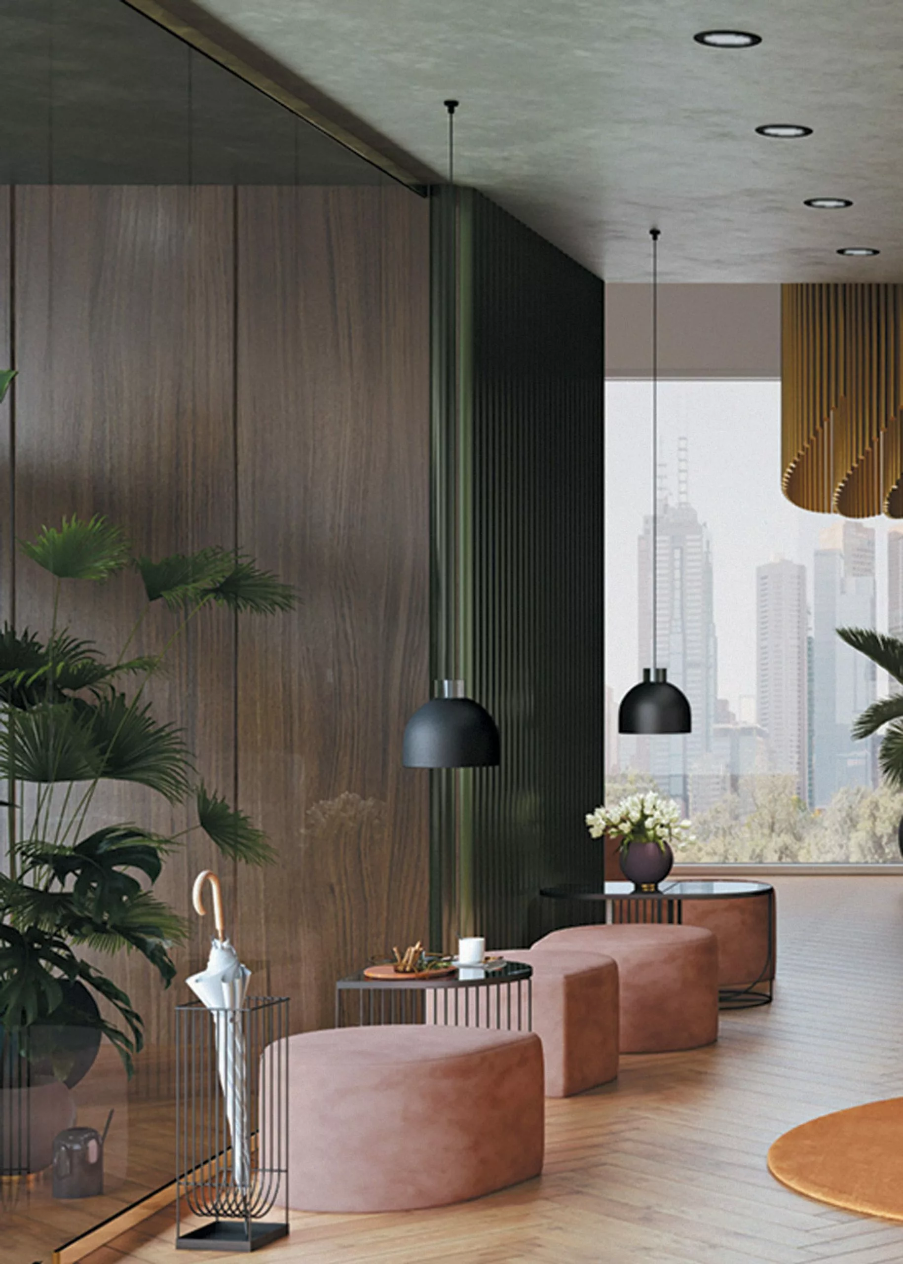 AYTM CURVA Umbrella Stand 4 AYTM CURVA Umbrella Stand - Billede 2