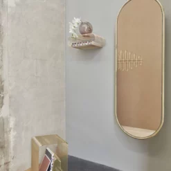 AYTM ANGUI Wardrobe Mirror -Hallway Salg aytm spejl angiu wardrobe mirror anthracite 1830527 scaled