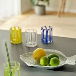 Bahne Tumbler W. Color Stripes -Hallway Salg bahne glas bahne tumbler w color stripes gul 2236615.png scaled