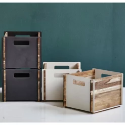Cane-line Box Storage Box 16 Cane-line Box Storage Box -Hallway Salg cane line kasser cane line box opbevaringskasse teak m hvid 580689 scaled