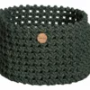 Cane-line Soft Rope Basket -Hallway Salg cane line kurv soft rope kurv moerkegroen stor 1215044