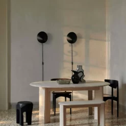 Ferm LIVING Bevel Bench -Hallway Salg ferm living baenk bevel bench black oiled oak 4301091 scaled