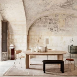 Ferm LIVING Bevel Bench -Hallway Salg ferm living baenk bevel bench black oiled oak 4851057 scaled