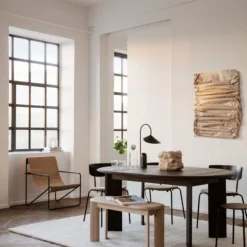 Ferm LIVING Bevel Bench -Hallway Salg ferm living baenk bevel bench black oiled oak 8280973 scaled