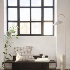 Ferm LIVING Oblique Bench -Hallway Salg ferm living baenk oblique bench black oiled oak 9962272 scaled