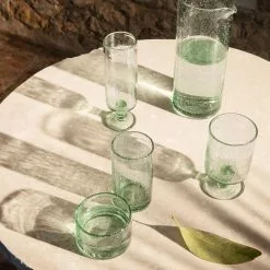 Ferm LIVING Oli Water Glass -Hallway Salg ferm living glas oli drinking glass amber low 907169 scaled