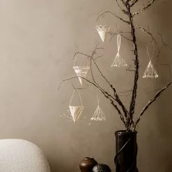 Ferm LIVING Christmas Paper Cones - Set Of 3 -Hallway Salg ferm living julepynt christmas paper cones set of 3 white 6117483 scaled