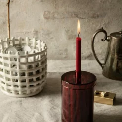 Ferm LIVING Ceramic Basket -Hallway Salg ferm living kurv keramisk kurv oval off white 1983551 scaled