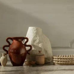 Ferm LIVING Ceramic Basket -Hallway Salg ferm living kurv keramisk kurv small cashmere 6908968