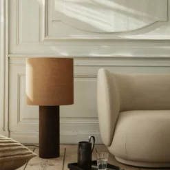 Ferm LIVING Post Table Lamps Base -Hallway Salg ferm living lampe post table lamps base dark brown large 7444073 scaled