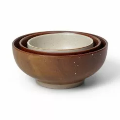Ferm LIVING Midi Bowls -Hallway Salg ferm living skaal midi bowls multi brown 7568200 scaled