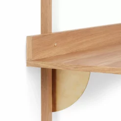 Ferm LIVING Sector Desk -Hallway Salg ferm living skrivebord sector desk oak brass 5775349 scaled