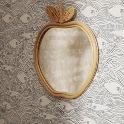 Ferm LIVING Apple Mirror 6 Ferm LIVING Apple Mirror -Hallway Salg ferm living spejl apple mirror bamboo 8125006 scaled