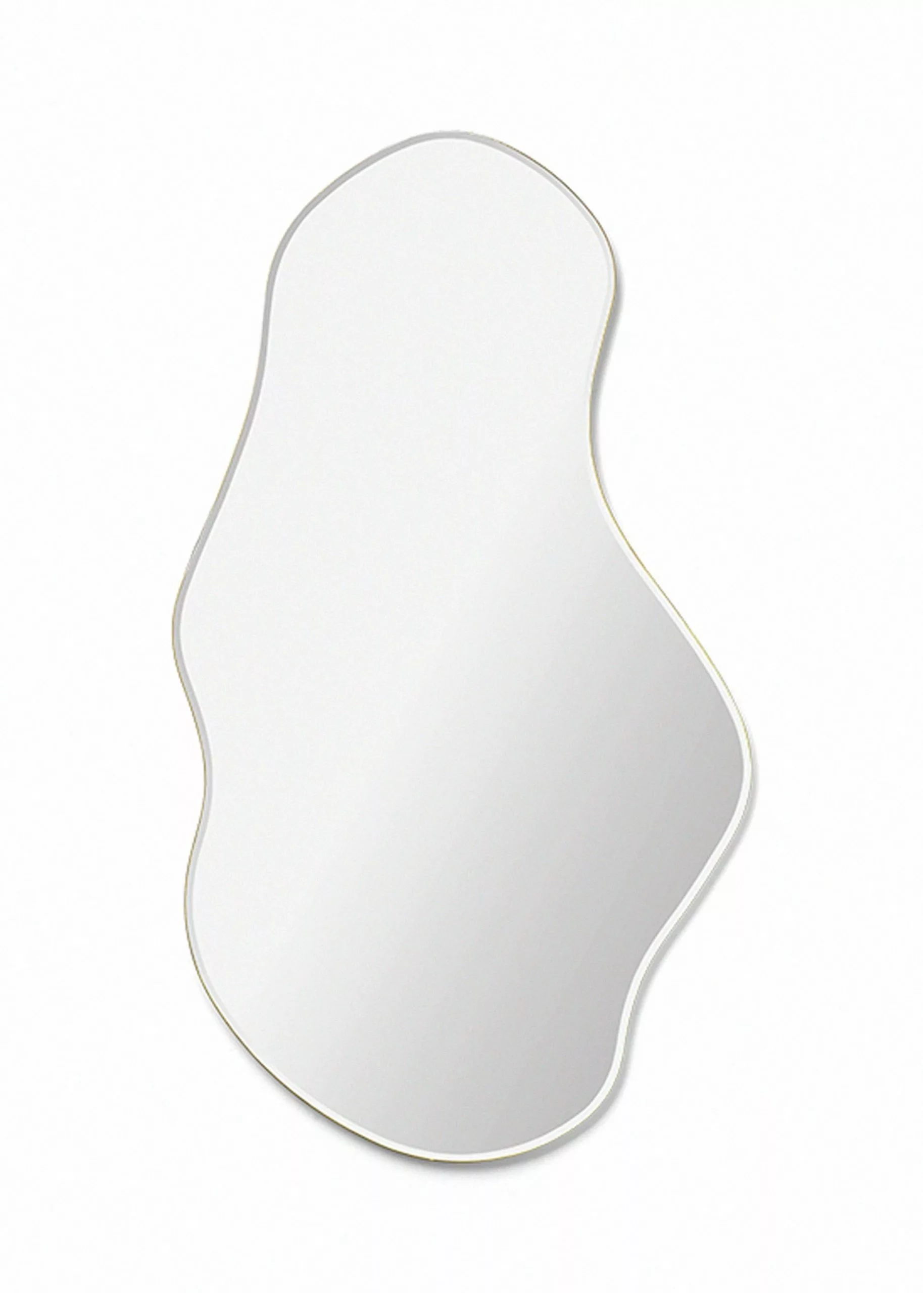 Ferm LIVING Pond Mirror - Brass Edge 3 Ferm LIVING Pond Mirror - Brass Edge