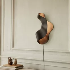 Ferm LIVING Oyster Wall Lamp -Hallway Salg ferm living vaeglampe oyster wall lamp black 7263159 scaled