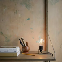 Frama Clamp Lamp -Hallway Salg frama bordlampe clam black 9717449 scaled