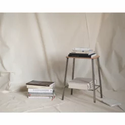 Frama Adam Stool H50 -Hallway Salg frama skammel adam stool h50 leather raw steel 3602503 scaled