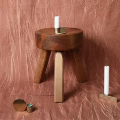 Frama AML Stool -Hallway Salg frama skammel aml stool dark pine 1206178