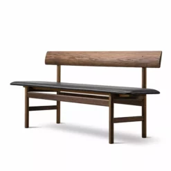 Fredericia Furniture Mogensen 3171 Bench By Børge Mogensen -Hallway Salg fredericia furniture baenk mogensen 3171 bench by boerge mogensen smoked oak primo 88 black 7024643