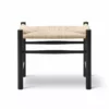 Fredericia Furniture Wegner J16 Stool 16002 By Hans J. Wegner -Hallway Salg fredericia furniture skammel wegner j16 stool 16002 by hans j wegner black lacquered oak natural paper cord 4172066 scaled