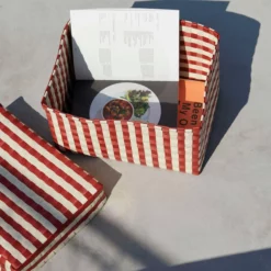 Hay Maxim Stripe Box -Hallway Salg hay kasser maxim stripe box yellow black 9555497 scaled