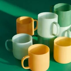 Hay Borosilicate Mug - 2 Pcs 12 Hay Borosilicate Mug - 2 Pcs -Hallway Salg hay kop borosilicate mug 2 pcs jade green 284028 scaled