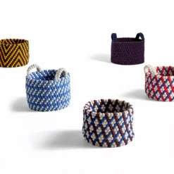 Hay Bead Basket -Hallway Salg hay kurv bead basket red basket weave w handles 6551971