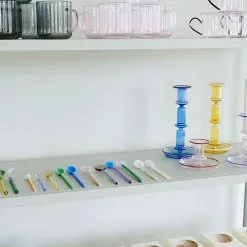 Hay Flare -Hallway Salg hay lyseholder flare lysestager large yellow w white 7917237