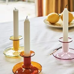 Hay Flare -Hallway Salg hay lyseholder flare lysestager medium stripe blue w white 9563316 scaled