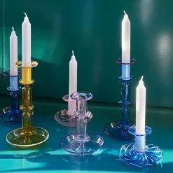 Hay Flare -Hallway Salg hay lyseholder flare lysestager stripe blue w white 2398728