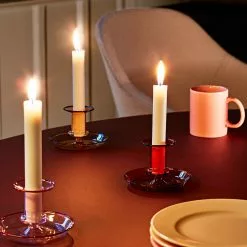 Hay Flare -Hallway Salg hay lyseholder flare lysestager stripe blue w white 8449 scaled