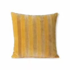 HKliving Striped Velvet Cushion