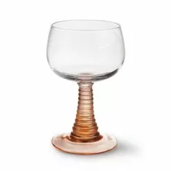 HKliving Swirl Wine Glass High
