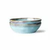 HKliving 70s Ceramics Pasta Bowl - Lagune (Set Of 2) -Hallway Salg hkliving skaal 70s ceramics pasta bowl lagune lagune 5673567