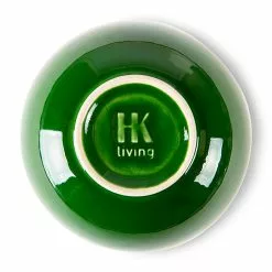 HKliving The Emeralds: Ceramic Dessert Bowl (Set Of 4) -Hallway Salg hkliving skaal the emeralds ceramic mug ribbed set of 4 62bd691250867 green 5799220 scaled