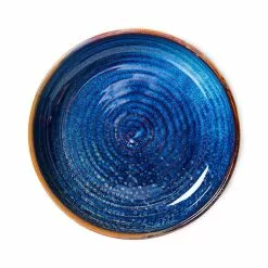 HKliving Chef Ceramics - Deep Plate, Medium -Hallway Salg hkliving tallerken hkliving chef ceramics dinner plate 63ac0ea5d9e7b rustic blue 5520919 scaled