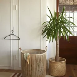 Hübsch Vantage Baskets (set Of 2) -Hallway Salg huebsch kurv vantage baskets set of 2 large set nature 4260072 scaled