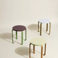 Hübsch Smile Stool -Hallway Salg huebsch stol smile stool light green orange 3544819 scaled