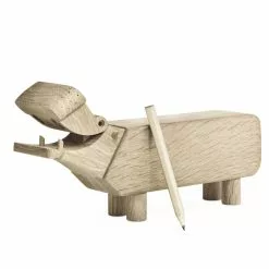Kay Bojesen Hippo 10 Kay Bojesen Hippo -Hallway Salg kay bojesen figur flodhest flodhest sortmalet 9295068.png
