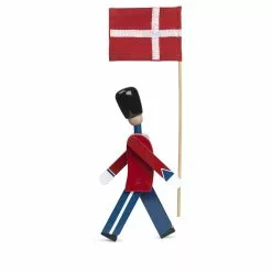 Kay Bojesen Soldier -Hallway Salg kay bojesen figur gardere kaj bojesen stof flag til garder 6143341.png