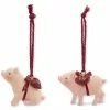 Konges Sløjd 2-pack Marzipanpig Christmas Decorations -Hallway Salg konges sloejd boern 2 pak marcipangrise julepynt marzipan 2792631