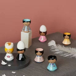 Lucie Kaas Bordfolk Egg Holder | Boy -Hallway Salg lucie kaas figur bordfolk boy egg cups magnus 3294122 scaled