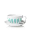 Lucie Kaas Lotus Tea Cup And Saucer -Hallway Salg lucie kaas kop lotus tea cup and saucer mint green pattern 5857158