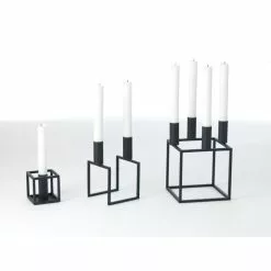 By Lassen Kubus 1 -Hallway Salg lysestage kubus 1 bruneret kobber 6362997 scaled