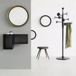 Mater Trumpet Coat Stand -Hallway Salg mater stumtjener mater trumpet coat stand black powdercoated partly recycled aluminium 3708778