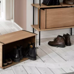 Moebe Storage Box -Hallway Salg moebe kasser storage box egetrae hvid 8757088