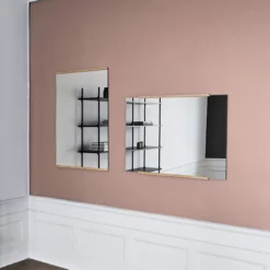 Moebe Rectangular Wall Mirror 15 Moebe Rectangular Wall Mirror -Hallway Salg moebe spejl rectangular wall mirror small black stained oak 497370 scaled