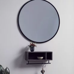 Muubs Wall Mirror Around Copenhagen -Hallway Salg muubs spejl vaegspejl rundt copenhagen small sort 4622389 scaled