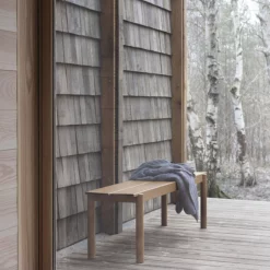 Muuto Linear Steel Bench -Hallway Salg muuto baenk muuto linear steel bench burnt orange 6348080 scaled