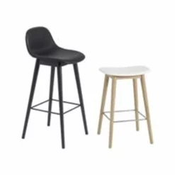 Muuto Fiber Bar Stool - Wood Base -Hallway Salg muuto skammel fiber side chair swivel base wo return silk laeder sort sort 9209988.png scaled